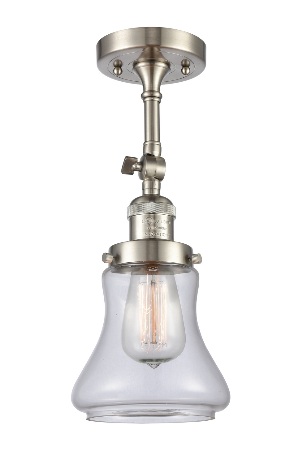 LED Wall Sconce by Innovations - Franklin Restoration Collection, Brushed Satin Nickel Finish - 203-SN-G192-LED
