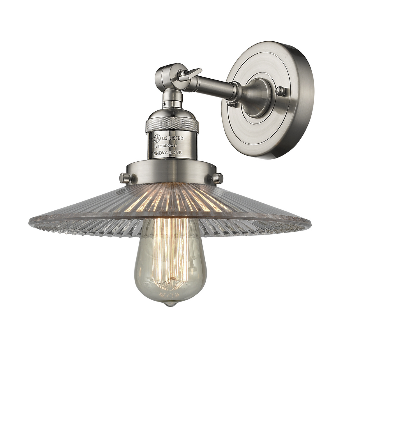 LED Wall Sconce by Innovations - Franklin Restoration Collection, Brushed Satin Nickel Finish - 203-SN-G2-LED