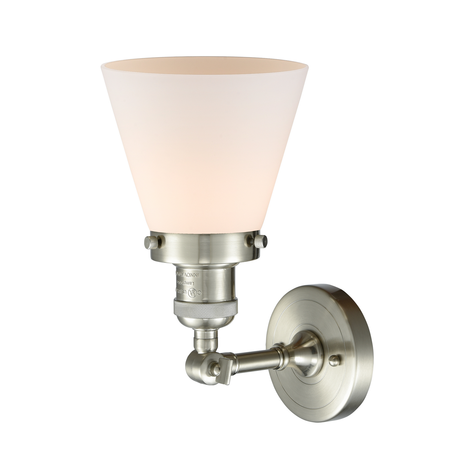 LED Wall Sconce by Innovations - Franklin Restoration Collection, Brushed Satin Nickel Finish - 203-SN-G61-LED