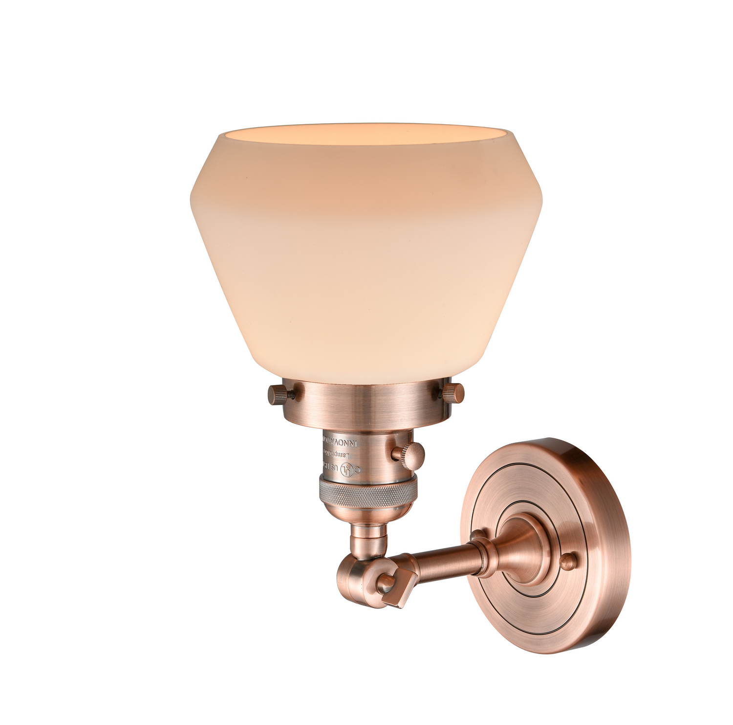 One Light Wall Sconce by Innovations - Franklin Restoration Collection, Antique Copper Finish - 203SW-AC-G171