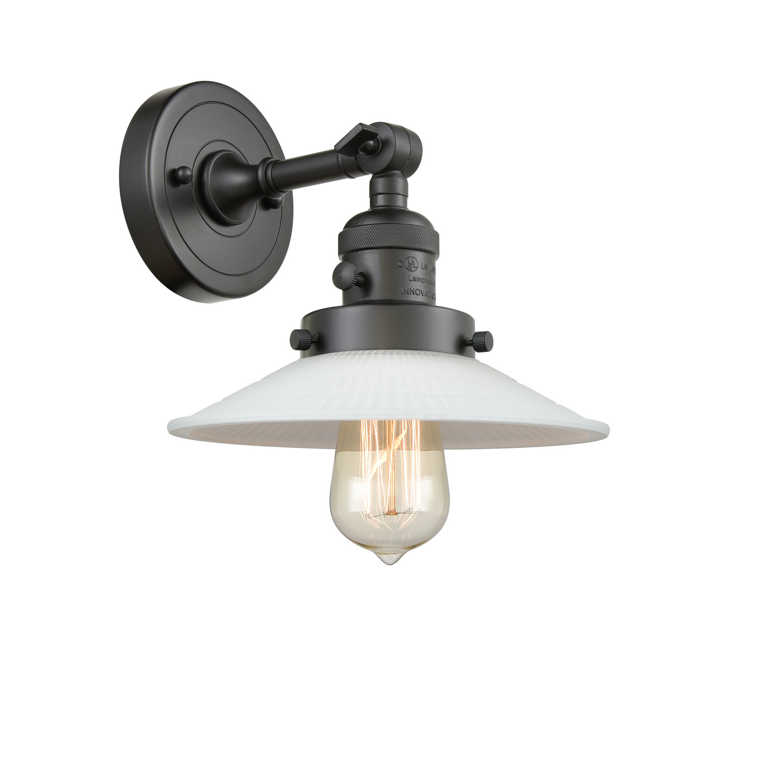 One Light Wall Sconce by Innovations - Franklin Restoration Collection, Oil Rubbed Bronze Finish - 203SW-OB-G1