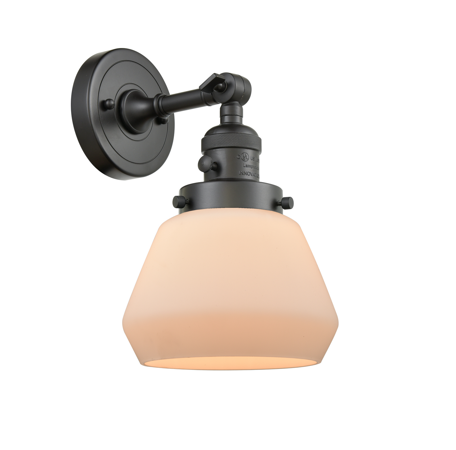 One Light Wall Sconce by Innovations - Franklin Restoration Collection, Oil Rubbed Bronze Finish - 203SW-OB-G171