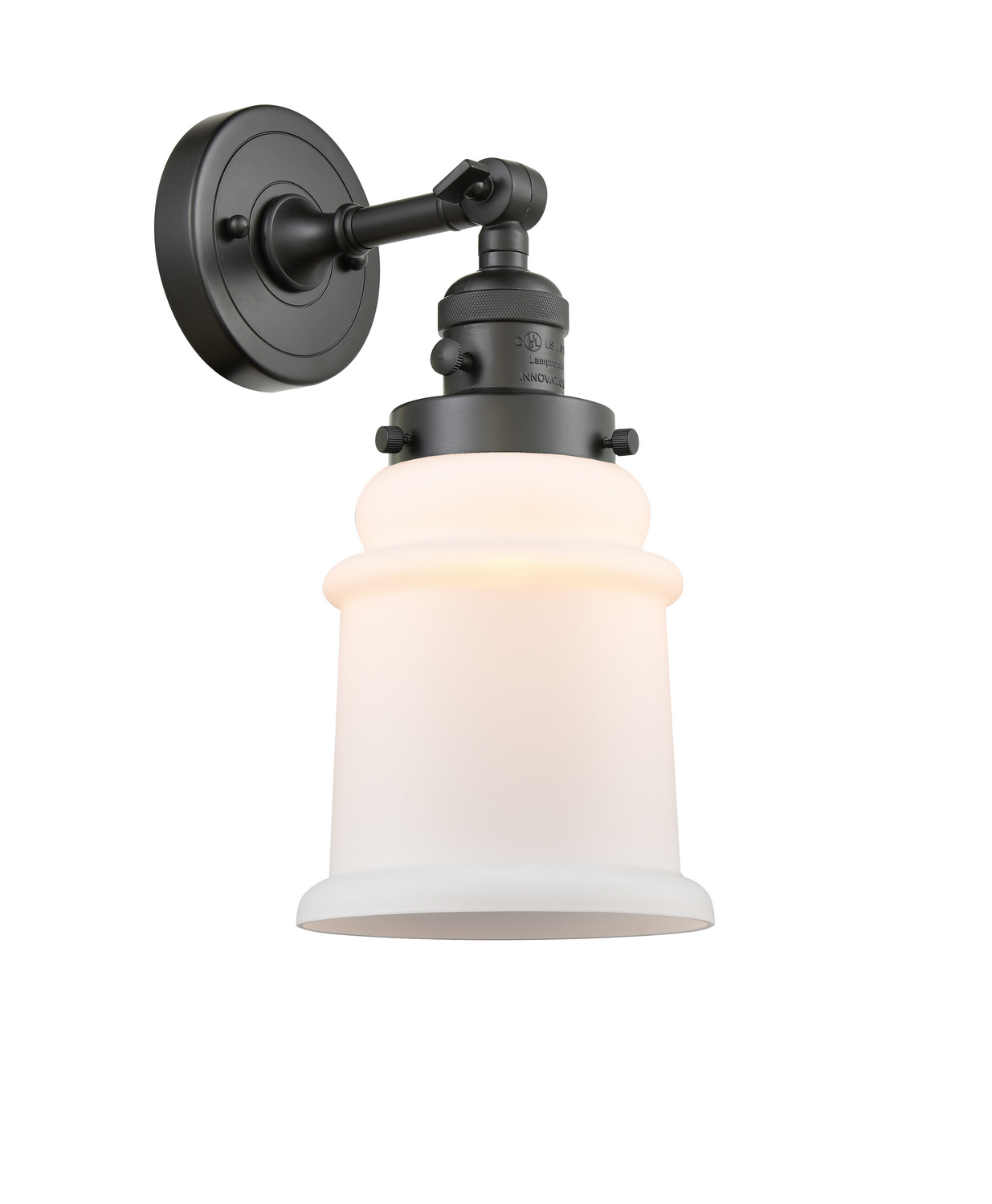 One Light Wall Sconce by Innovations - Franklin Restoration Collection, Oil Rubbed Bronze Finish - 203SW-OB-G181