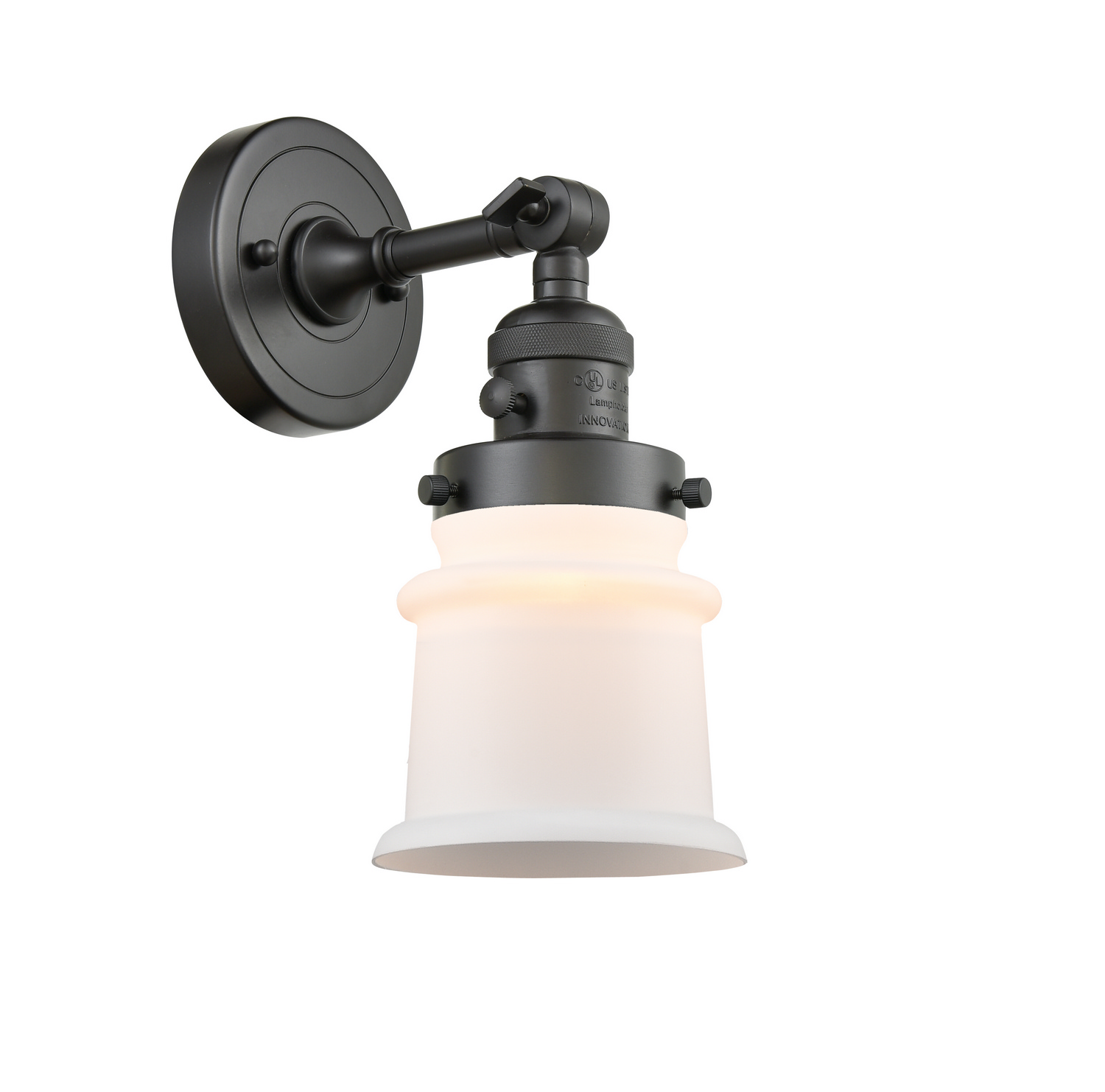 One Light Wall Sconce by Innovations - Franklin Restoration Collection, Oil Rubbed Bronze Finish - 203SW-OB-G181S