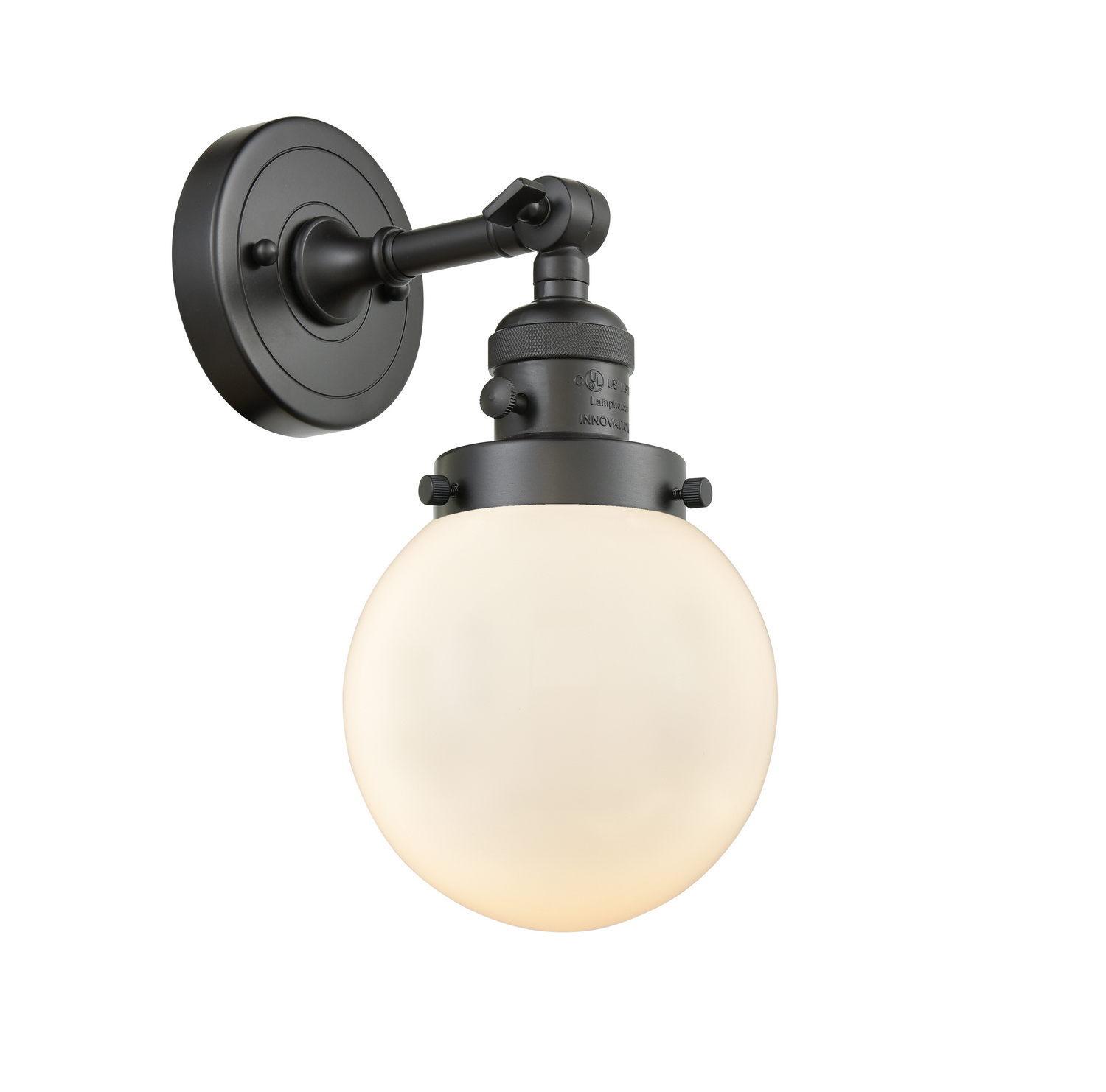One Light Wall Sconce by Innovations - Franklin Restoration Collection, Oil Rubbed Bronze Finish - 203SW-OB-G201-6