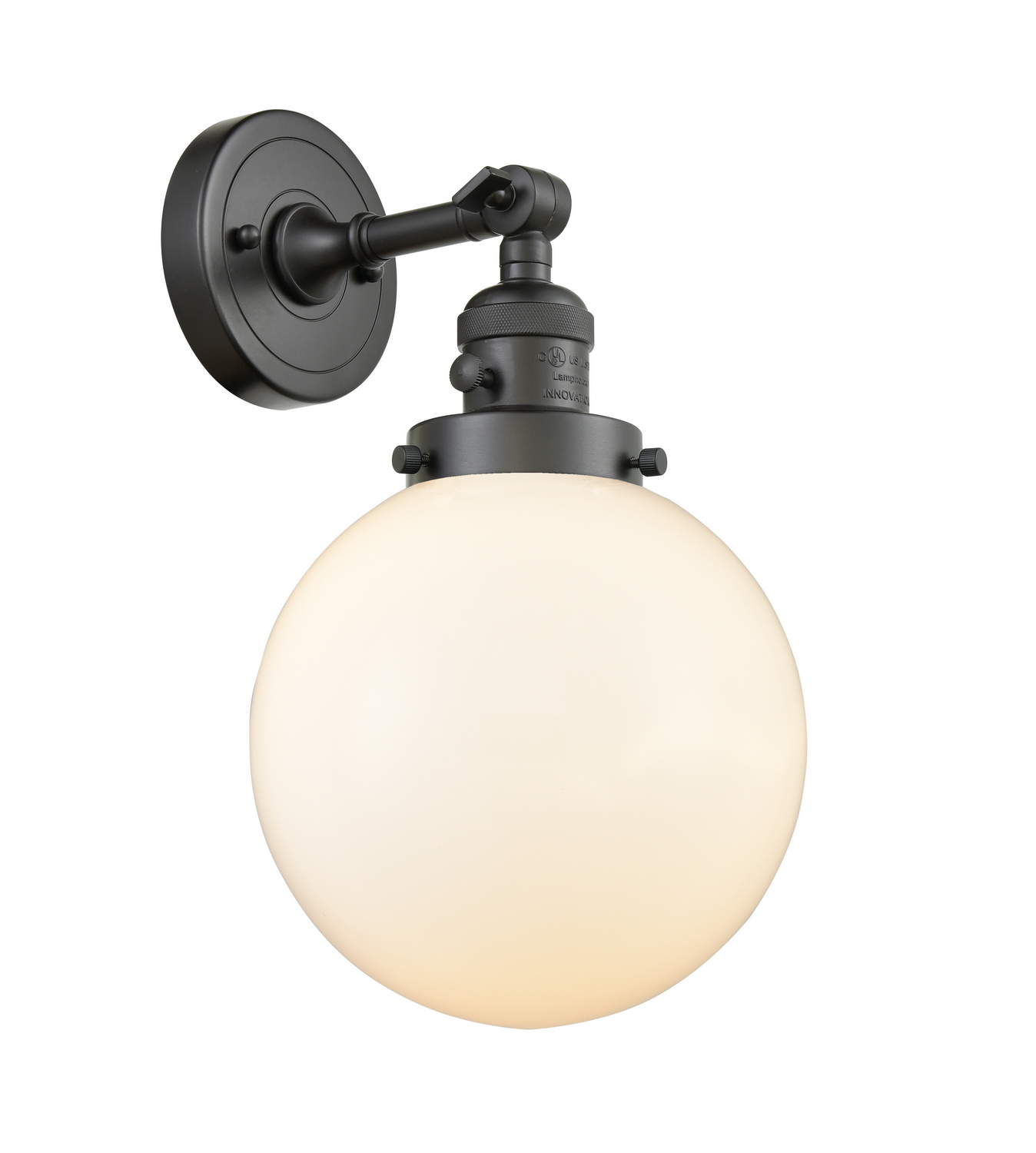 One Light Wall Sconce by Innovations - Franklin Restoration Collection, Oil Rubbed Bronze Finish - 203SW-OB-G201-8