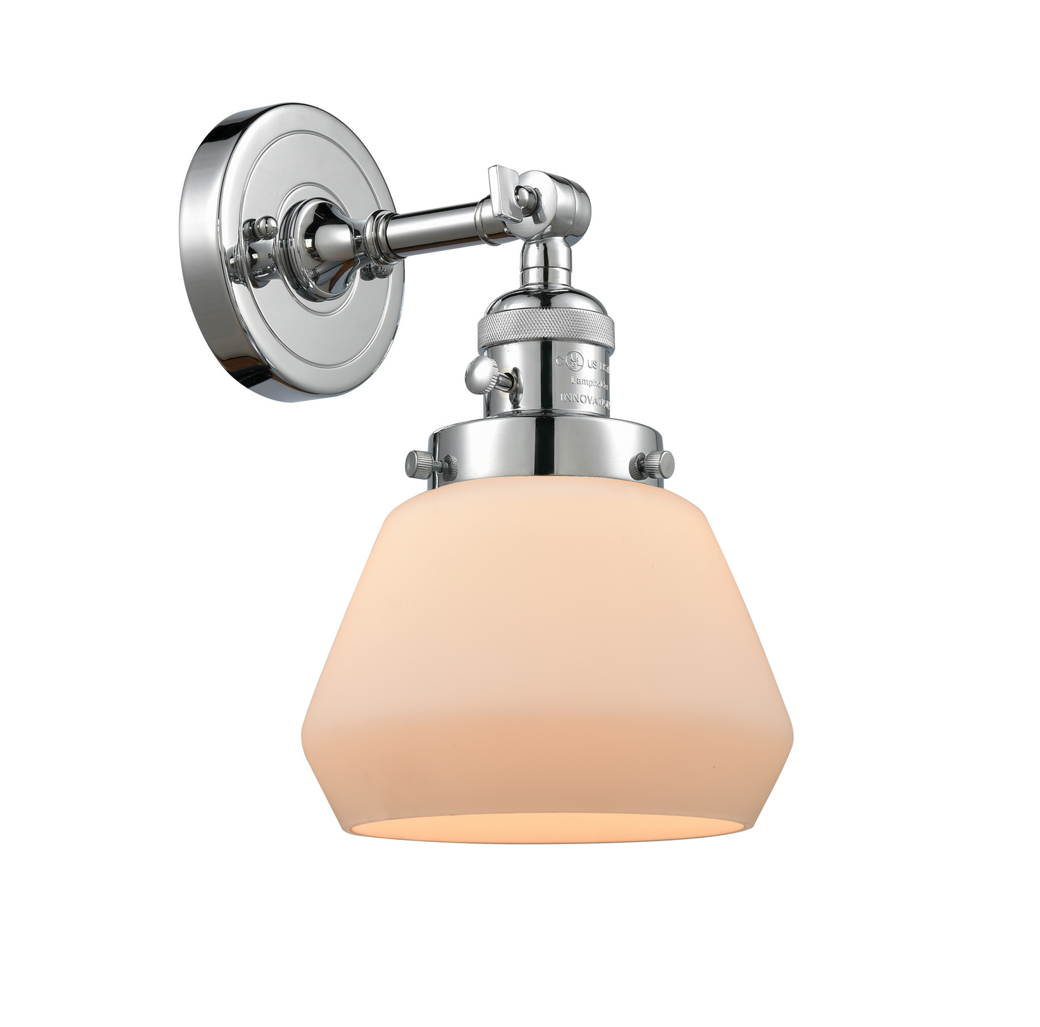 One Light Wall Sconce by Innovations - Franklin Restoration Collection, Polished Chrome Finish - 203SW-PC-G171