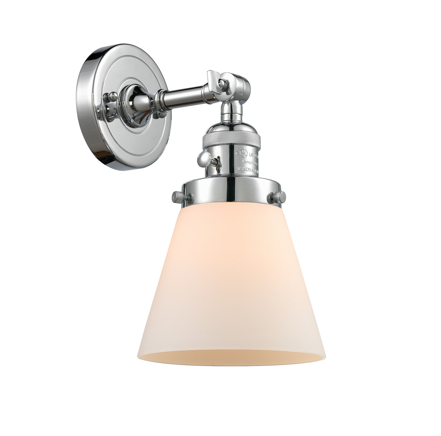 One Light Wall Sconce by Innovations - Franklin Restoration Collection, Polished Chrome Finish - 203SW-PC-G61