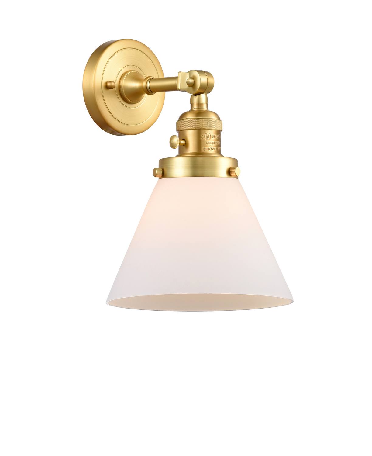 One Light Wall Sconce by Innovations - Franklin Restoration Collection, Satin Gold Finish - 203SW-SG-G41