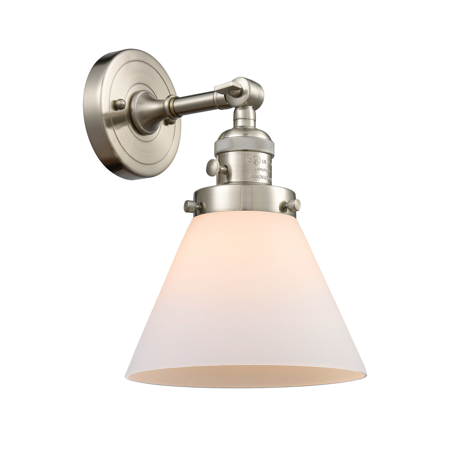 One Light Wall Sconce by Innovations - Franklin Restoration Collection, Brushed Satin Nickel Finish - 203SW-SN-G41