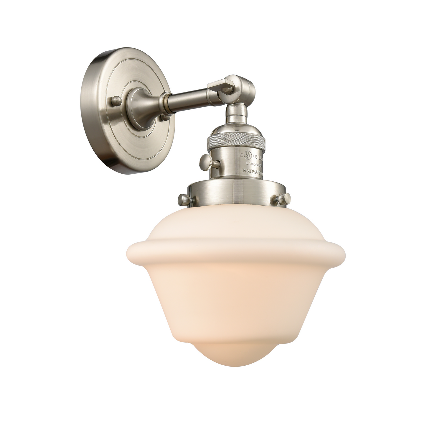 One Light Wall Sconce by Innovations - Franklin Restoration Collection, Brushed Satin Nickel Finish - 203SW-SN-G531