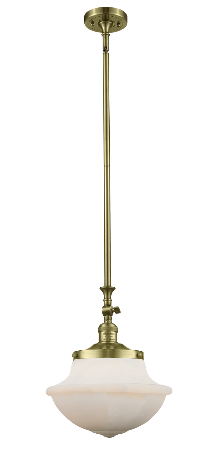 One Light Mini Pendant by Innovations - Franklin Restoration Collection, Antique Brass Finish - 206-AB-G541