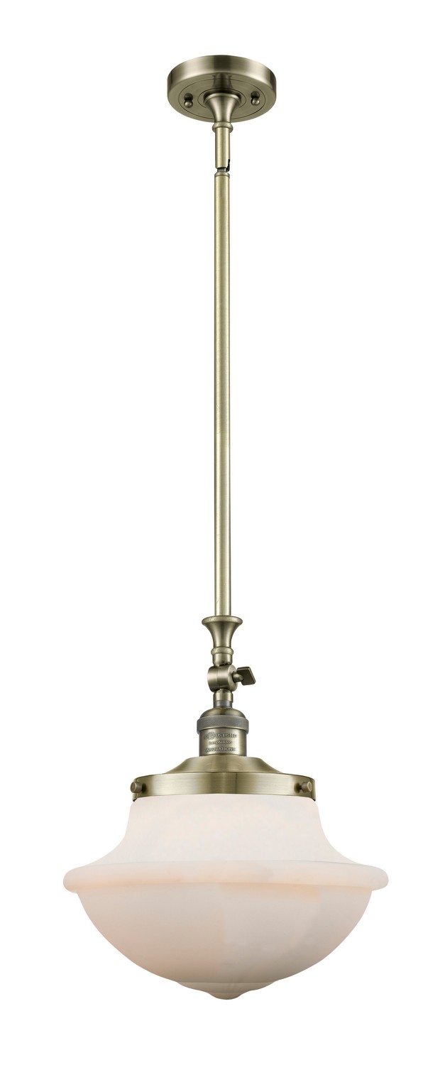LED Mini Pendant by Innovations - Franklin Restoration Collection, Antique Brass Finish - 206-AB-G541-LED