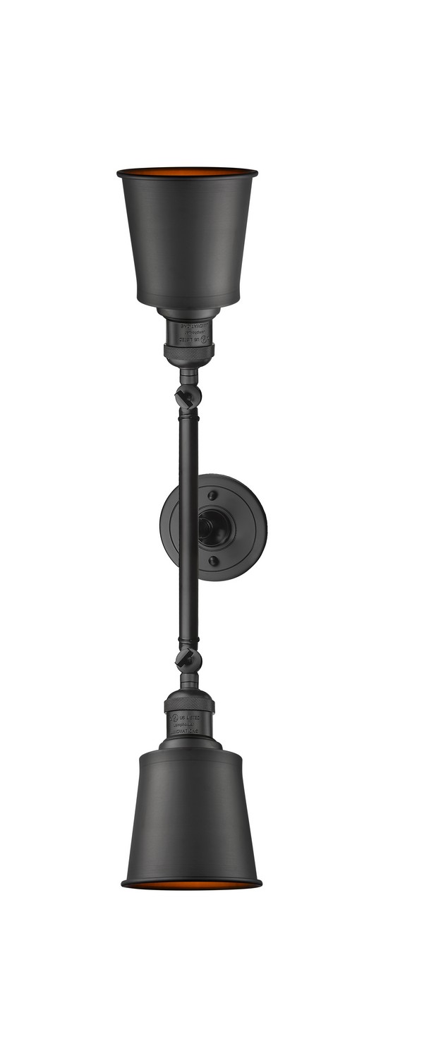 LED Bath Vanity by Innovations - Franklin Restoration Collection, Oil Rubbed Bronze Finish - 208L-OB-M9-OB-LED
