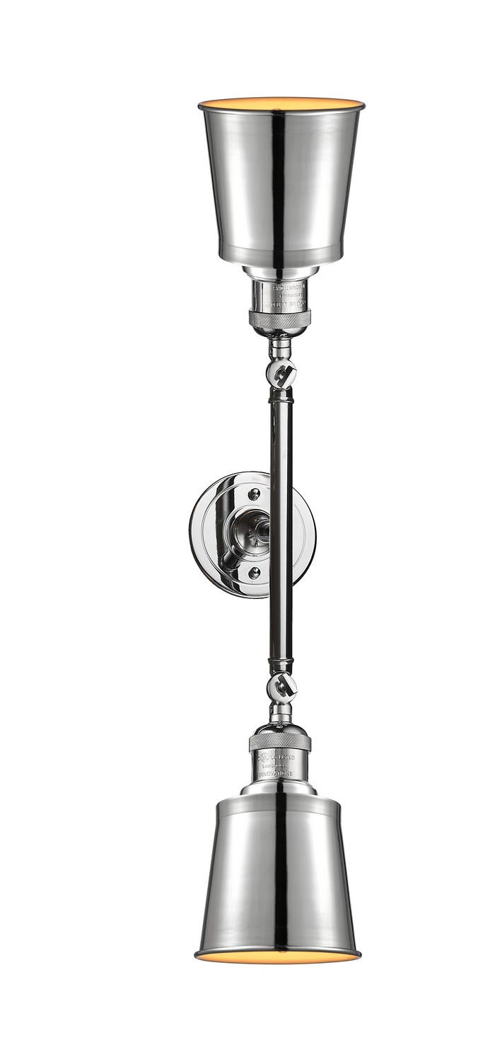 LED Bath Vanity by Innovations - Franklin Restoration Collection, Polished Chrome Finish - 208L-PC-M9-PC-LED
