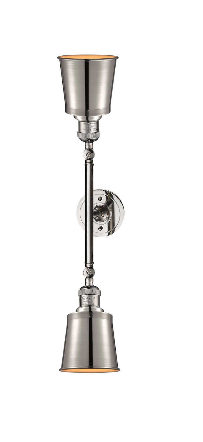 LED Bath Vanity by Innovations - Franklin Restoration Collection, Polished Nickel Finish - 208L-PN-M9-LED