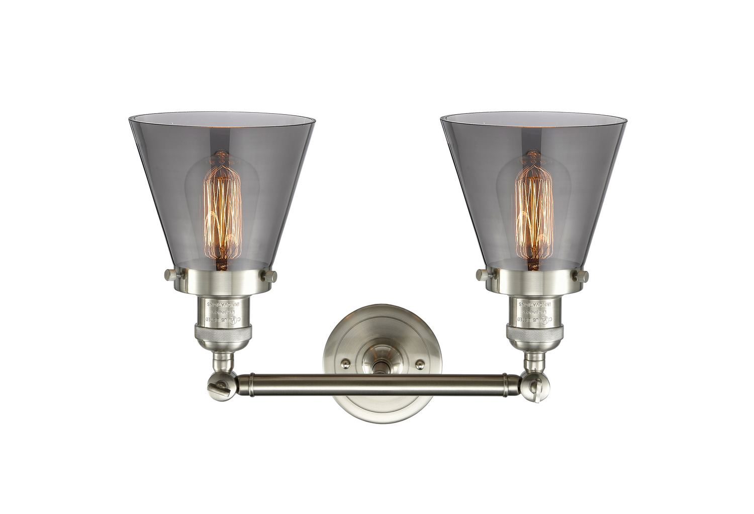 LED Bath Vanity by Innovations - Franklin Restoration Collection, Brushed Satin Nickel Finish - 208-SN-G63-LED
