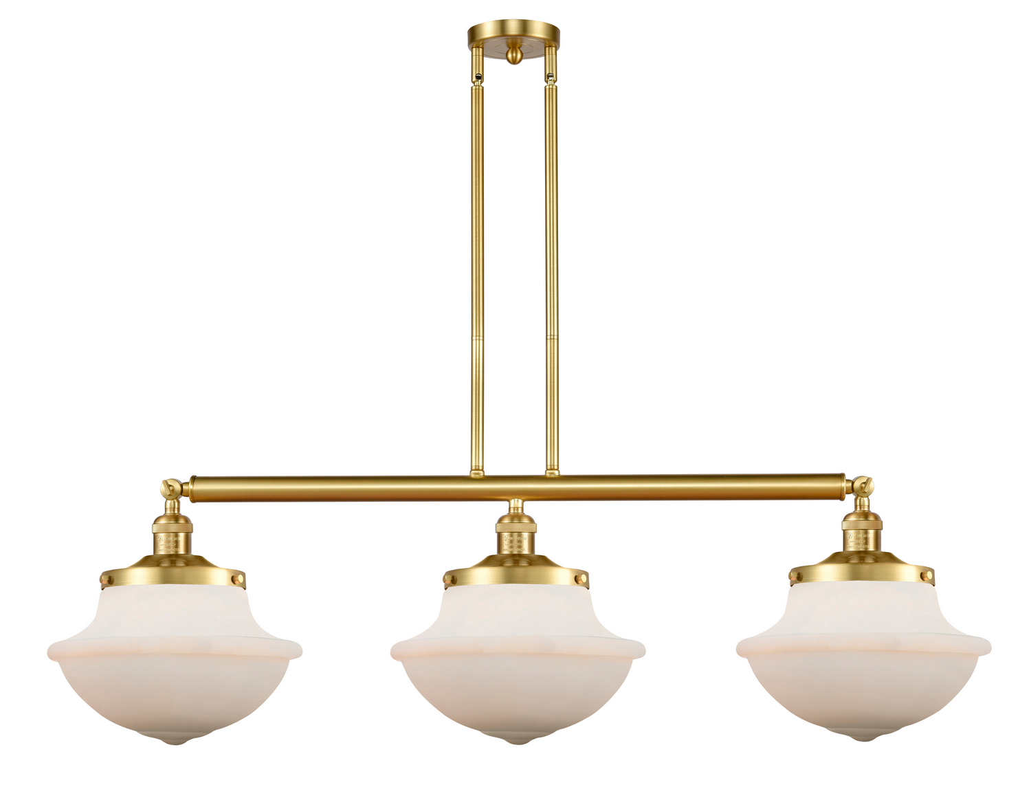 LED Island Pendant by Innovations - Franklin Restoration Collection, Satin Gold Finish - 213-SG-G541-LED