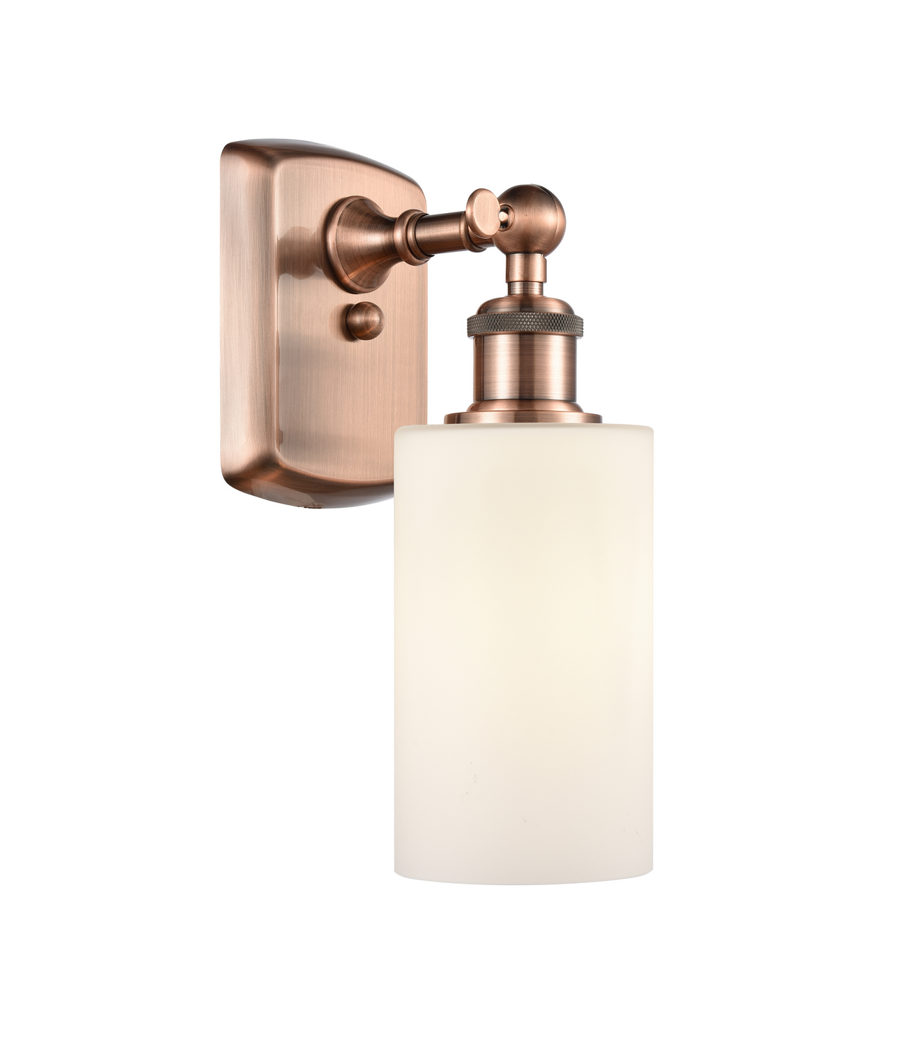 LED Wall Sconce by Innovations - Ballston Collection, Antique Copper Finish - 516-1W-AC-G801-LED