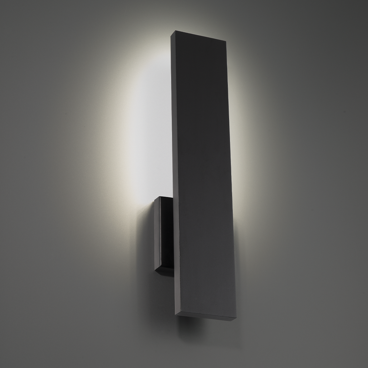 WAC WS-W29118-30-BK BLACK LED OUTDOOR WALL SCONCE