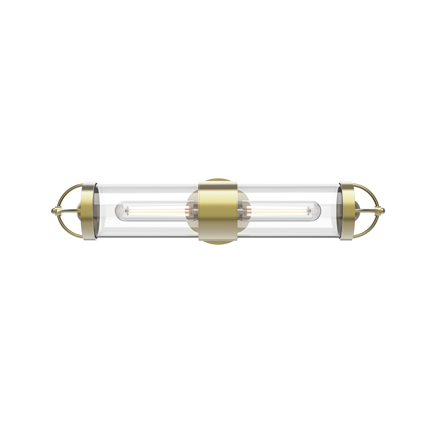 Alora WV361102BB Lancaster 2 Light 18.11 inch Brushed Brass Vanity Light Wall Light