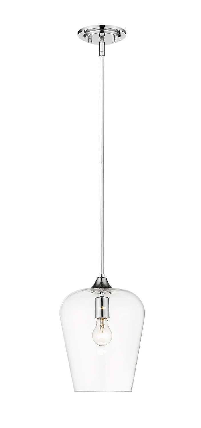 One Light Pendant by Z-Lite - Joliet Collection, Chrome Finish - 473P9-CH