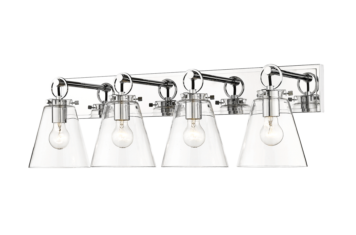 Four Light Vanity by Z-Lite - Harper Collection, Chrome Finish - 483-4V-CH