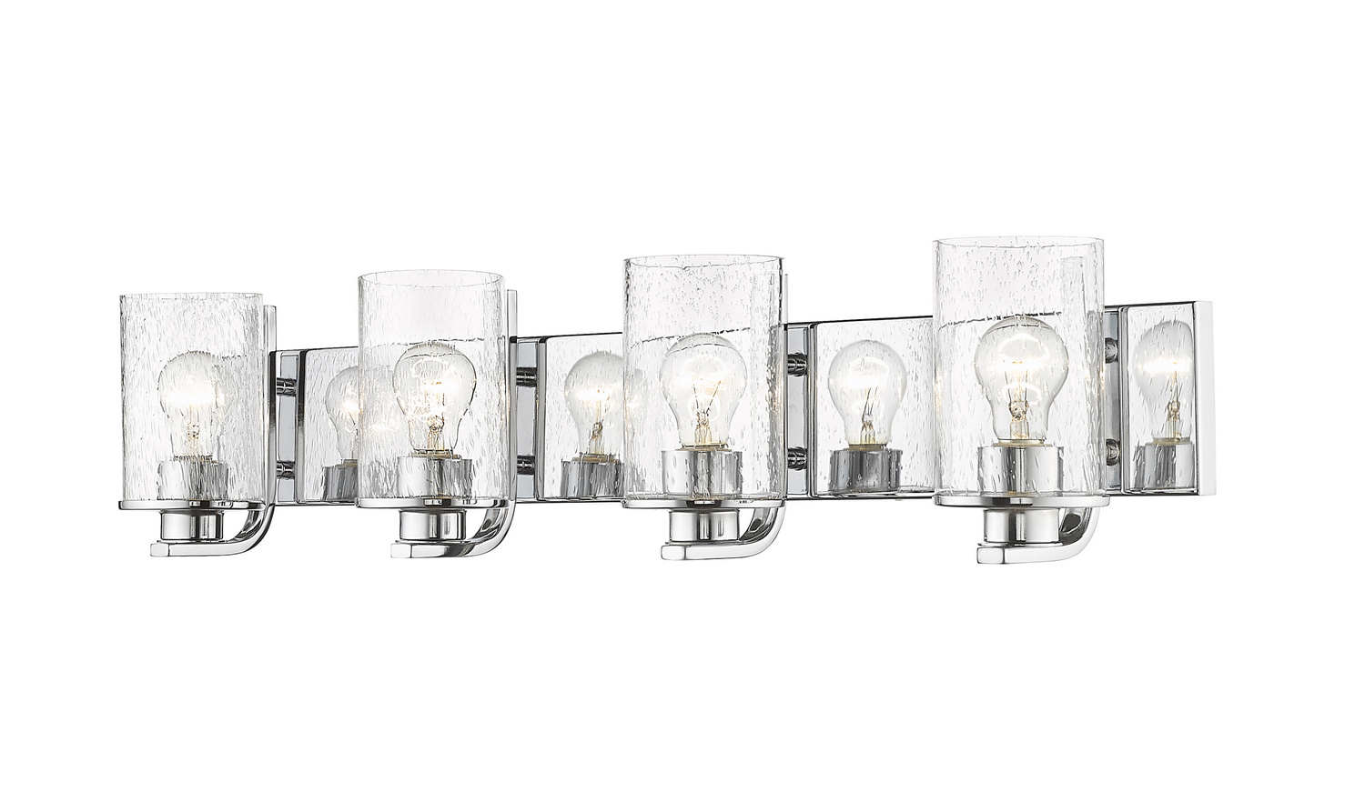 Four Light Vanity by Z-Lite - Beckett Collection, Chrome Finish - 492-4V-CH
