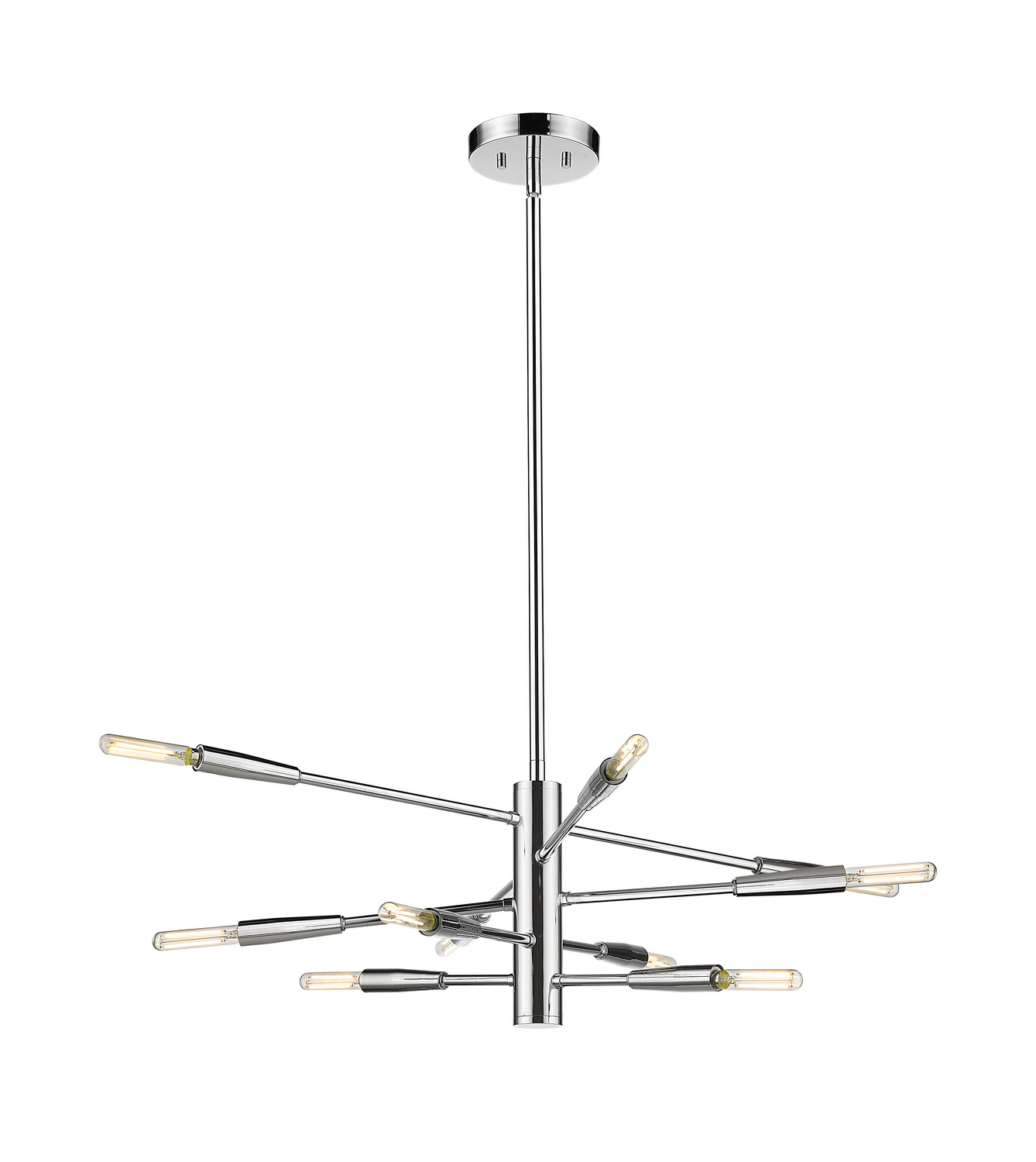 Ten Light Chandelier by Z-Lite - Ascension Collection, Chrome Finish - 737-10CH
