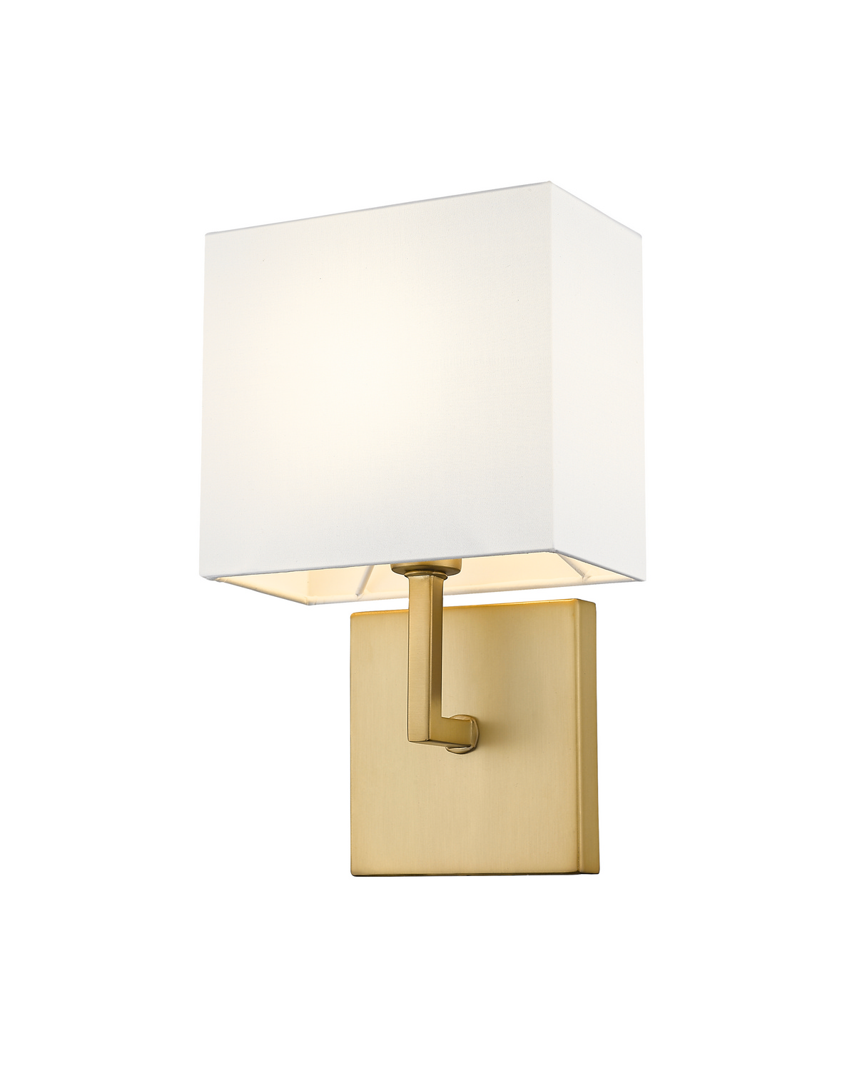 One Light Wall Sconce by Z-Lite - Saxon Collection, Olde Brass Finish - 815-1S-OBR