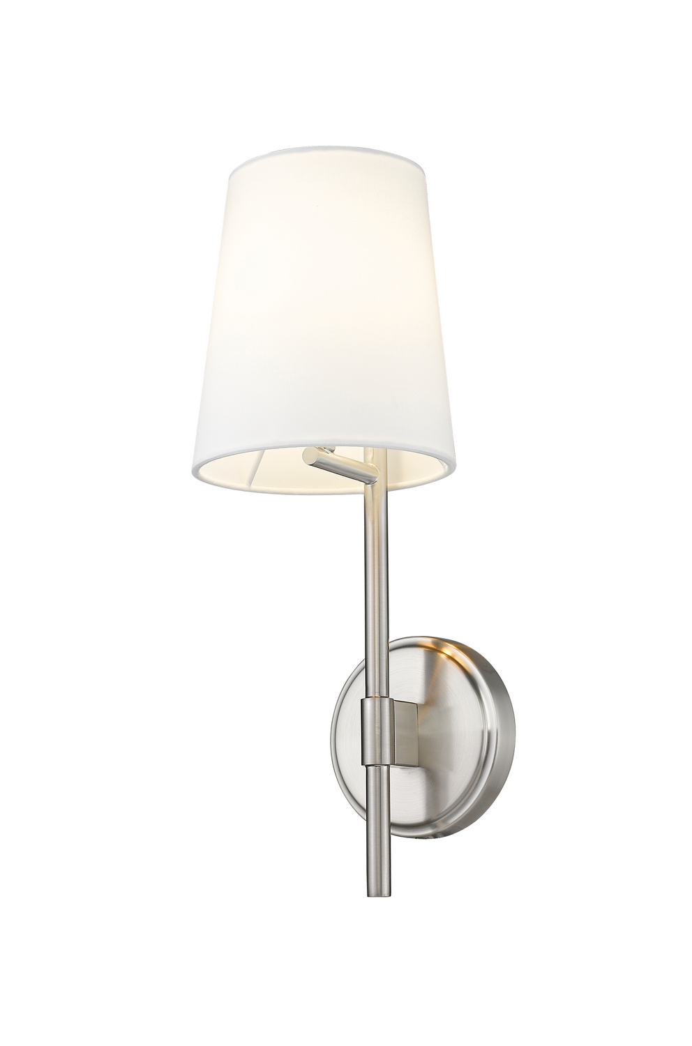 One Light Wall Sconce by Z-Lite - Winward Collection, Brushed Nickel Finish - 816-1S-BN