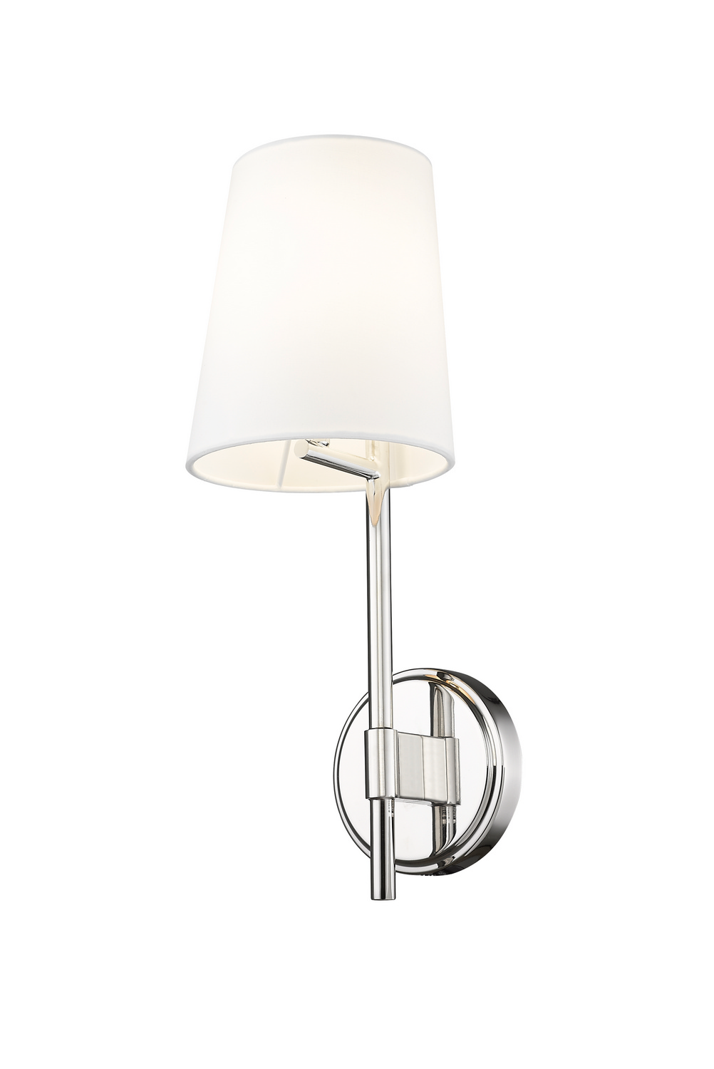 One Light Wall Sconce by Z-Lite - Winward Collection, Polished Nickel Finish - 816-1S-PN