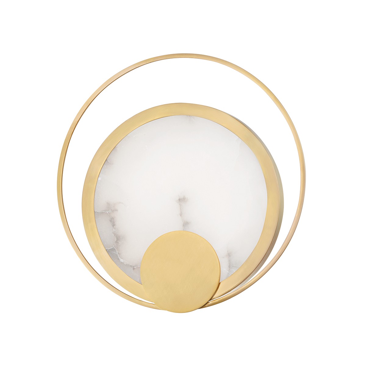 Hudson Valley Coil LED Wall Sconce in Aged Brass - 1560-AGB
