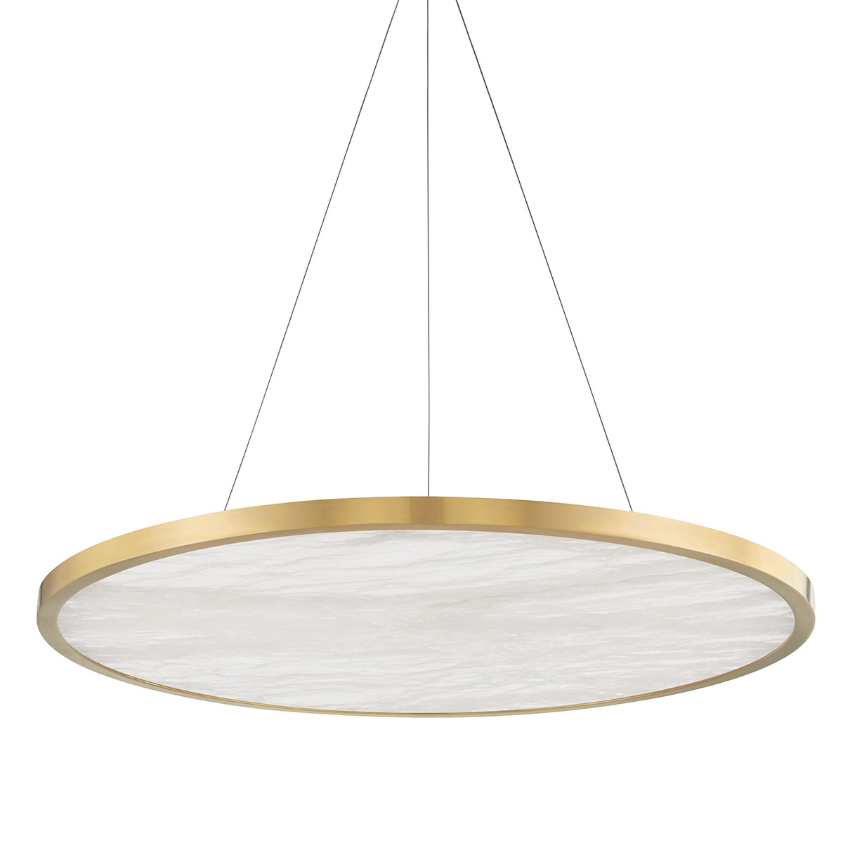 Hudson Valley Eastport LED Pendant in Aged Brass - 6336-AGB