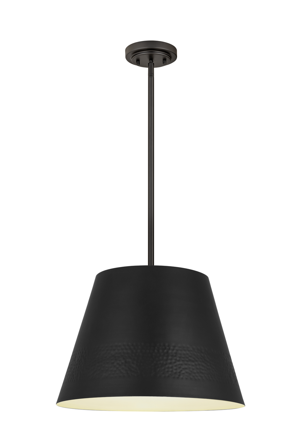 One Light Chandelier by Z-Lite - Maddox Collection, Matte Black Finish - 6013-18MB
