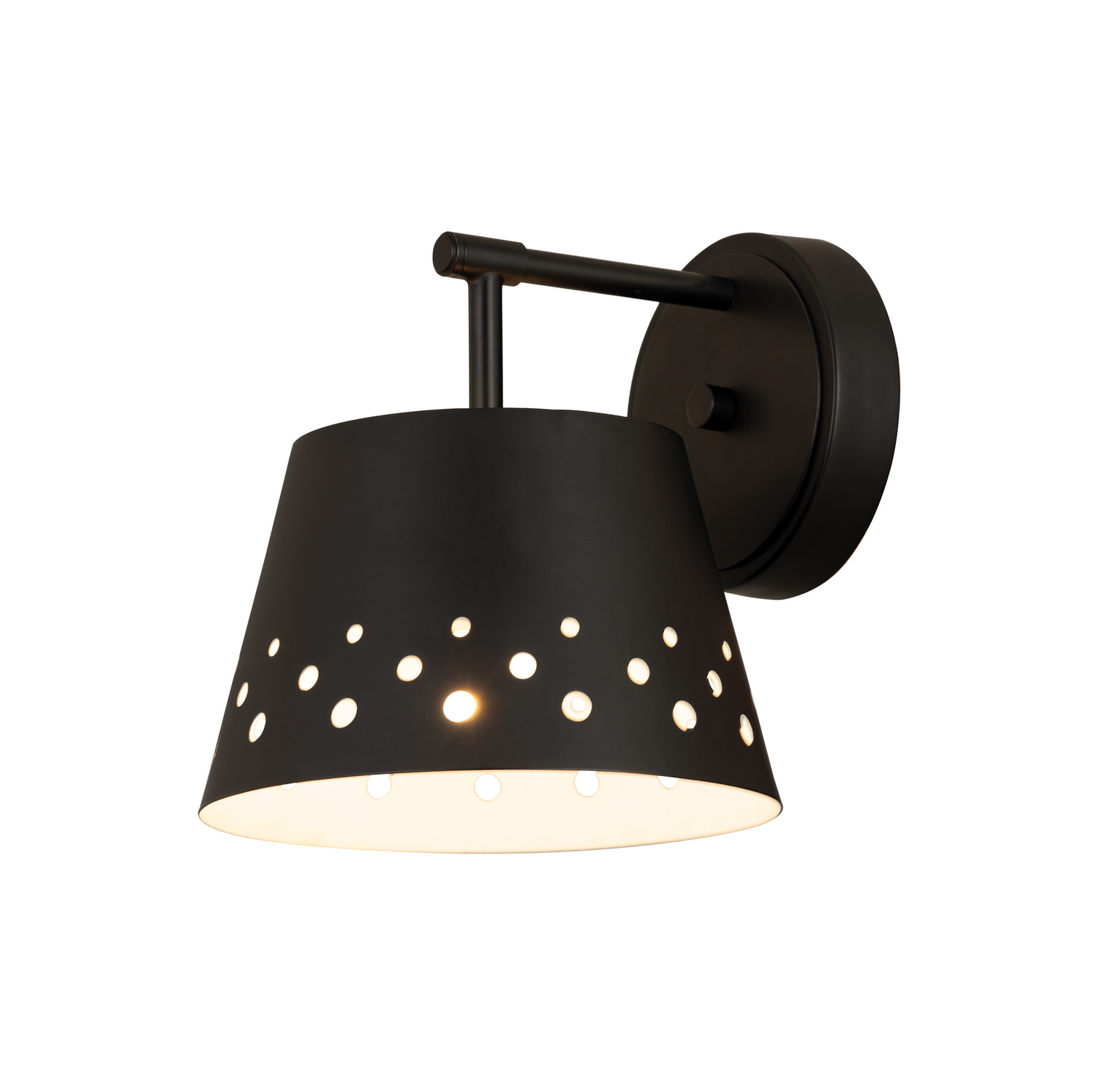 One Light Wall Sconce by Z-Lite - Katie Collection, Matte Black Finish - 6014-1S-MB
