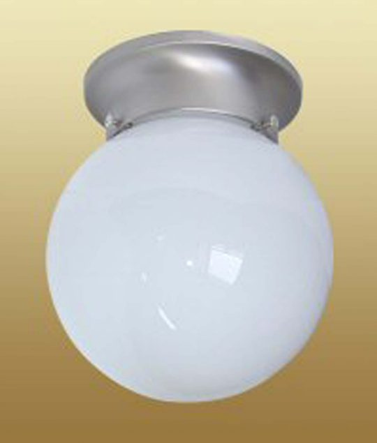 Capital Lighting Globe One Light Flush Mount in Matte Nickel - 5569MN
