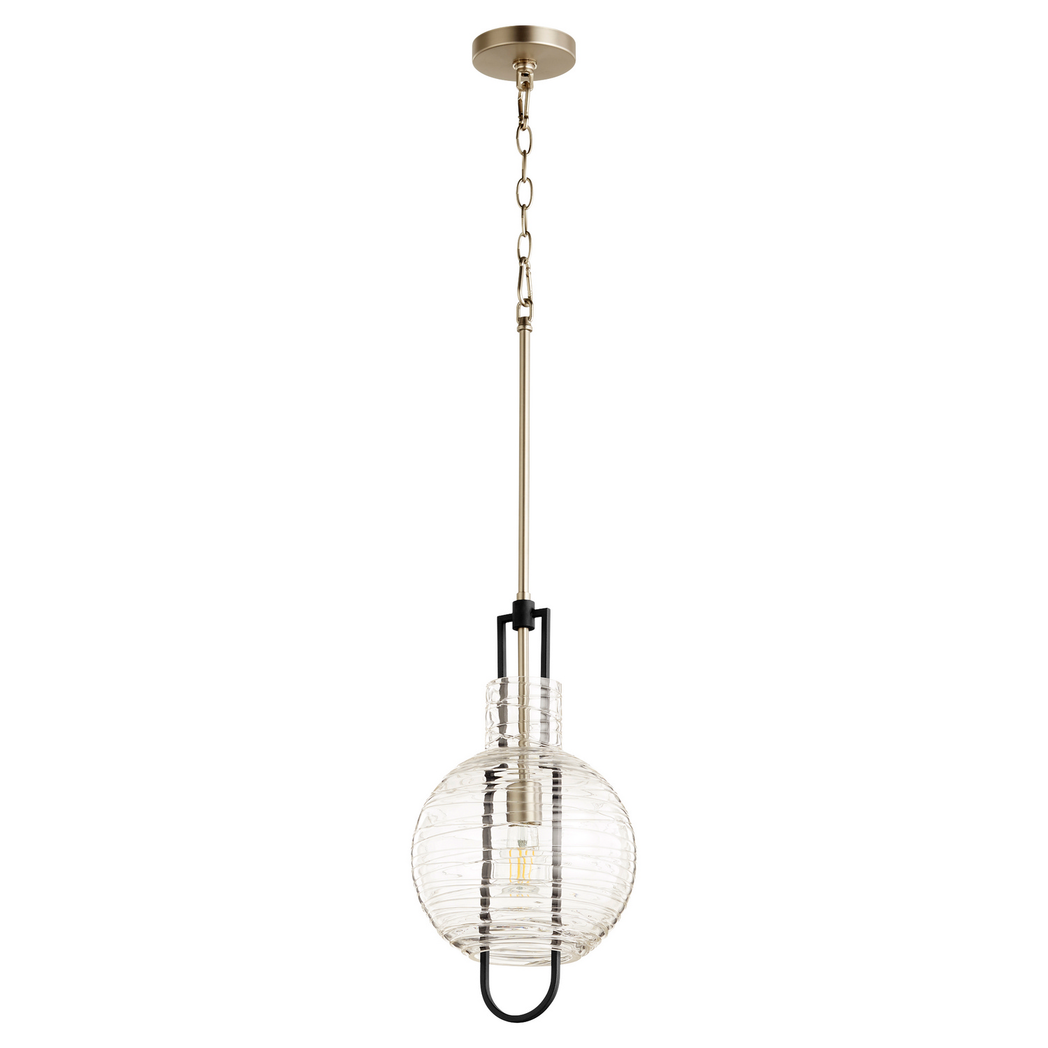 Textured Glass Pend… - image