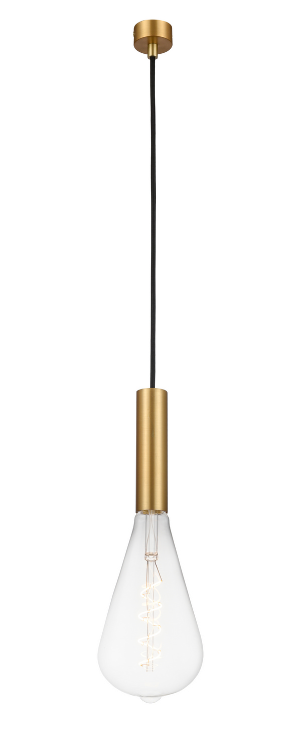 LED Mini Pendant by Innovations - Auralume Collection, Satin Gold Finish - 198-1P-SG-BB125LED