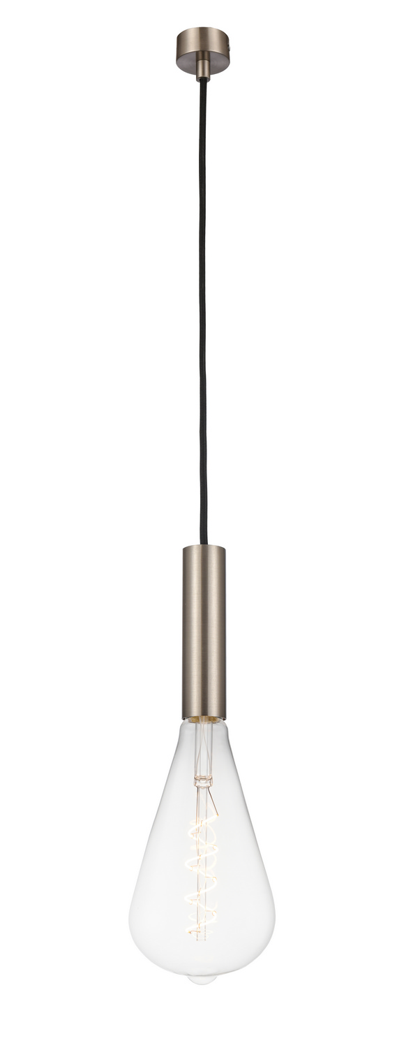 LED Mini Pendant by Innovations - Auralume Collection, Brushed Satin Nickel Finish - 198-1P-SN-BB125LED