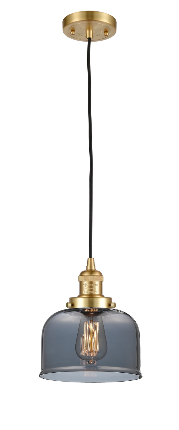 LED Mini Pendant by Innovations - Franklin Restoration Collection, Satin Gold Finish - 201C-SG-G73-LED
