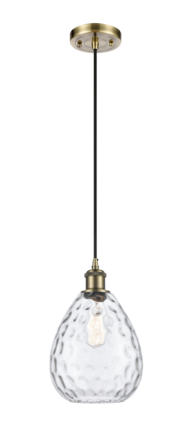 LED Mini Pendant by Innovations - Ballston Collection, Antique Brass Finish - 516-1P-AB-G372-LED