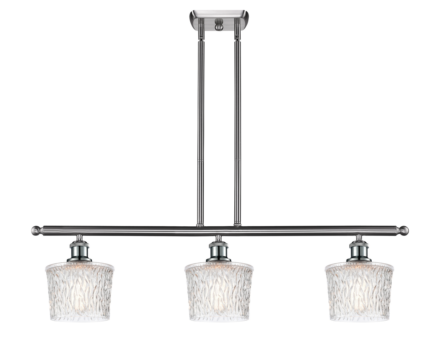 LED Island Pendant by Innovations - Ballston Collection, Brushed Satin Nickel Finish - 516-3I-SN-G402-LED