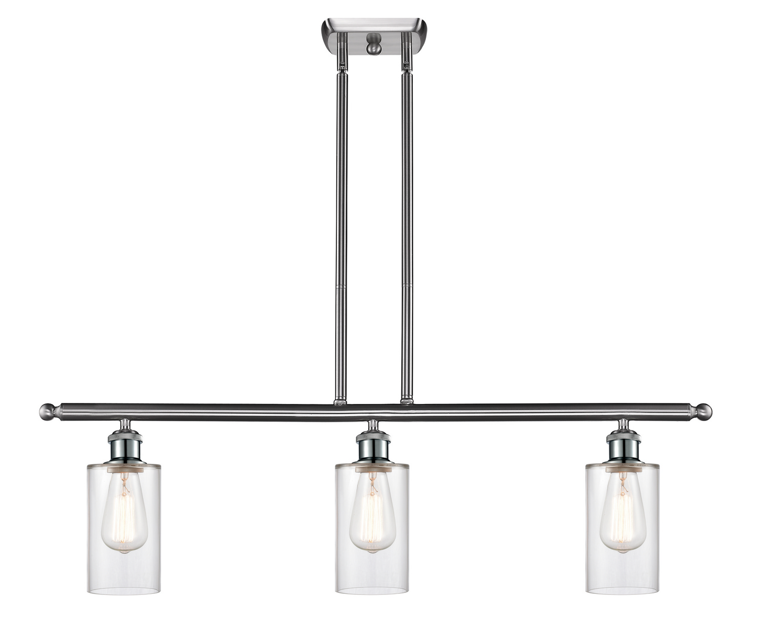 LED Island Pendant by Innovations - Ballston Collection, Brushed Satin Nickel Finish - 516-3I-SN-G802-LED
