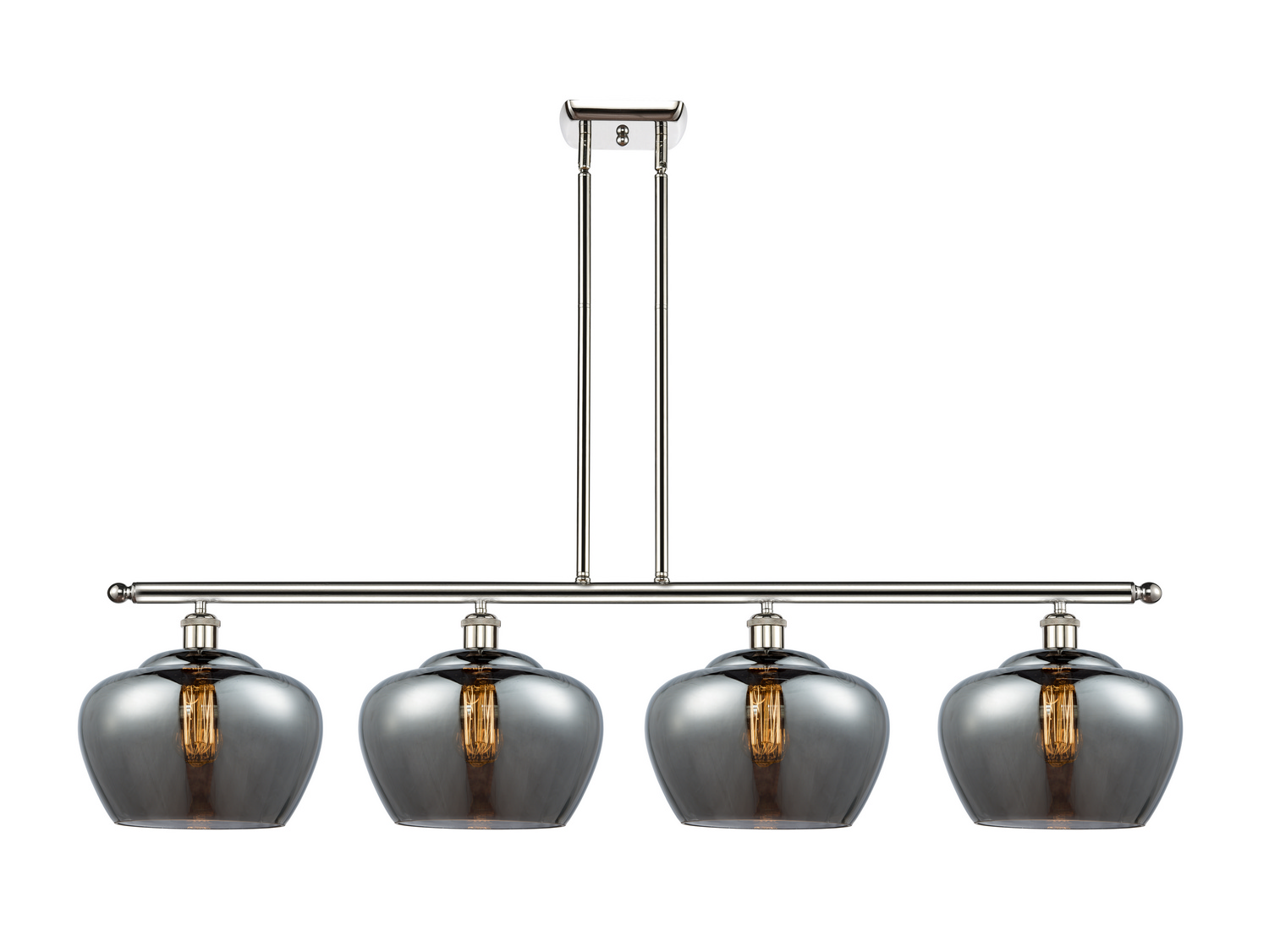 LED Island Pendant by Innovations - Ballston Collection, Polished Nickel Finish - 516-4I-PN-G93-L-LED