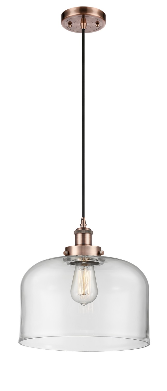 One Light Mini Pendant by Innovations - Ballston Urban Collection, Antique Copper Finish - 916-1P-AC-G72-L