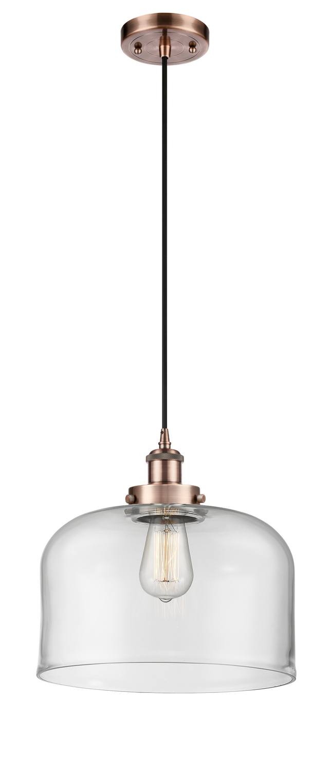 LED Mini Pendant by Innovations - Ballston Urban Collection, Antique Copper Finish - 916-1P-AC-G72-L-LED