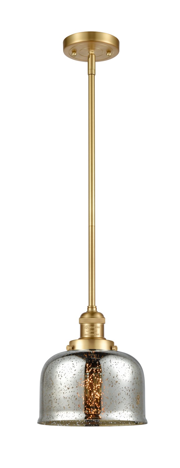 LED Mini Pendant by Innovations - Franklin Restoration Collection, Satin Gold Finish - 201S-SG-G78-LED