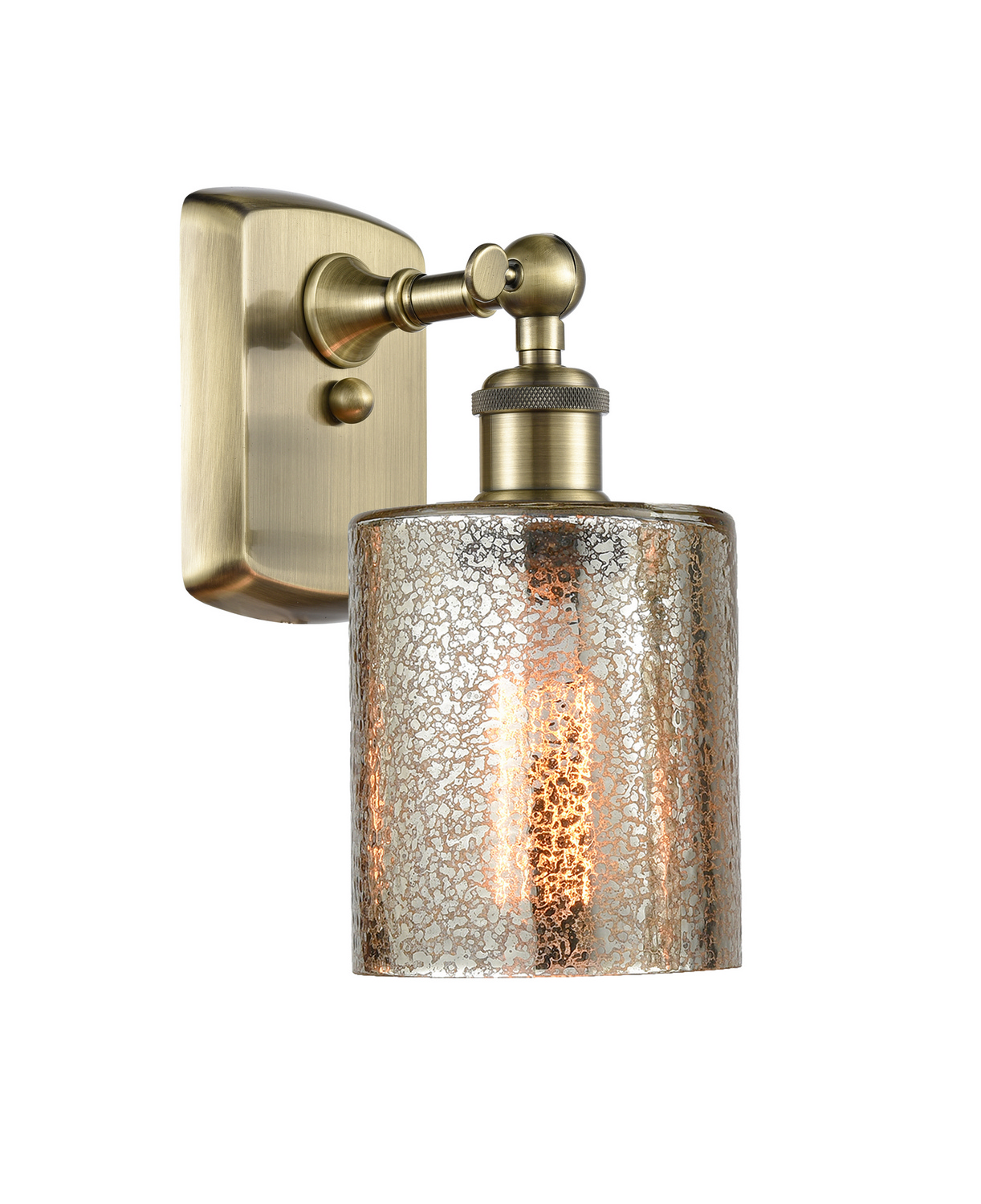 LED Wall Sconce by Innovations - Ballston Collection, Antique Brass Finish - 516-1W-AB-G116-LED
