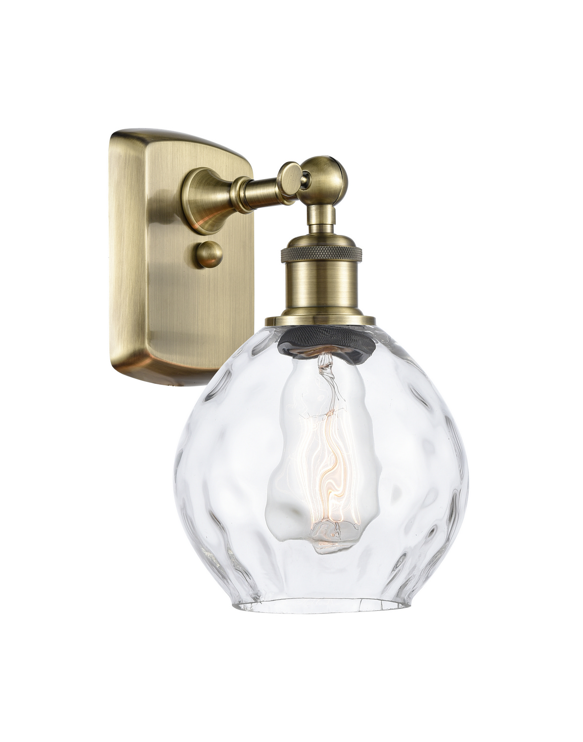 LED Wall Sconce by Innovations - Ballston Collection, Antique Brass Finish - 516-1W-AB-G362-LED